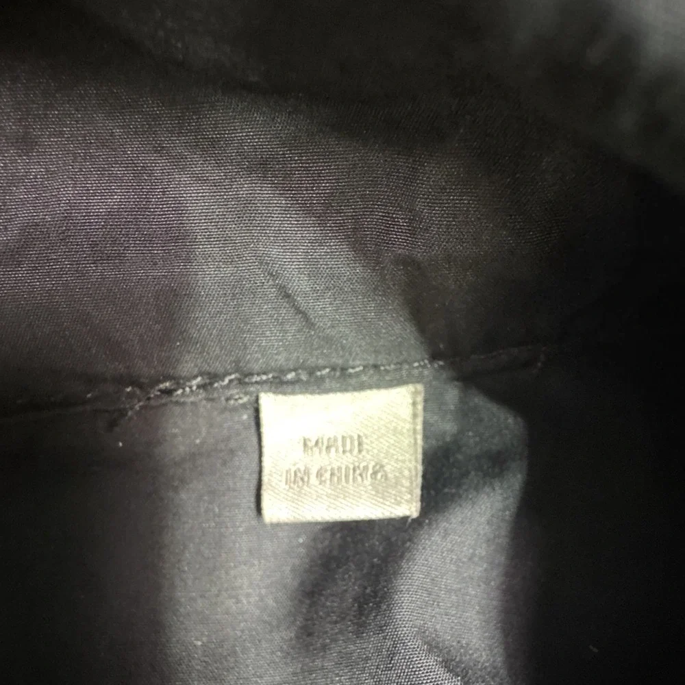 Vince Hooded Utility Field Jacket Navy 100% Cotton Full Zip Size S